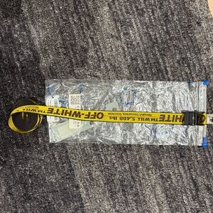 Off-White Black and Yellow Belt